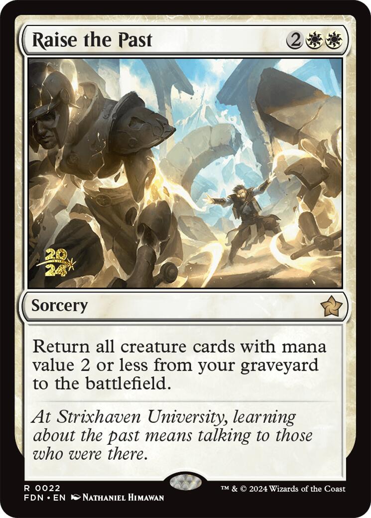 Raise the Past [Foundations Prerelease Promos] | Lots Moore NSW