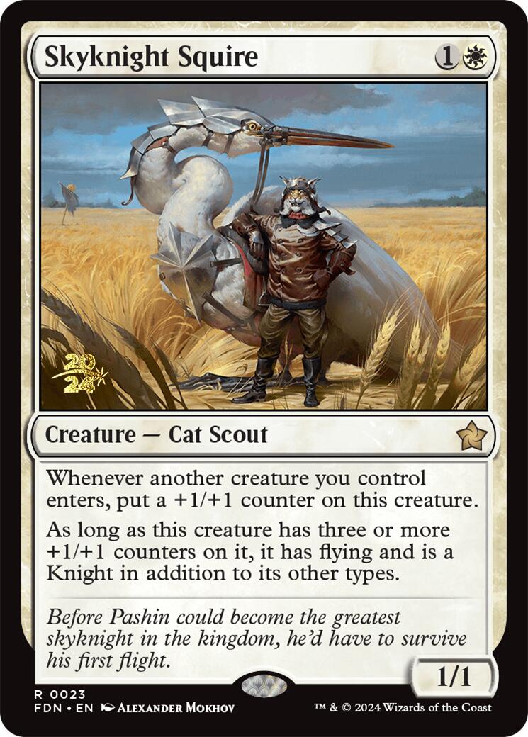Skyknight Squire [Foundations Prerelease Promos] | Lots Moore NSW