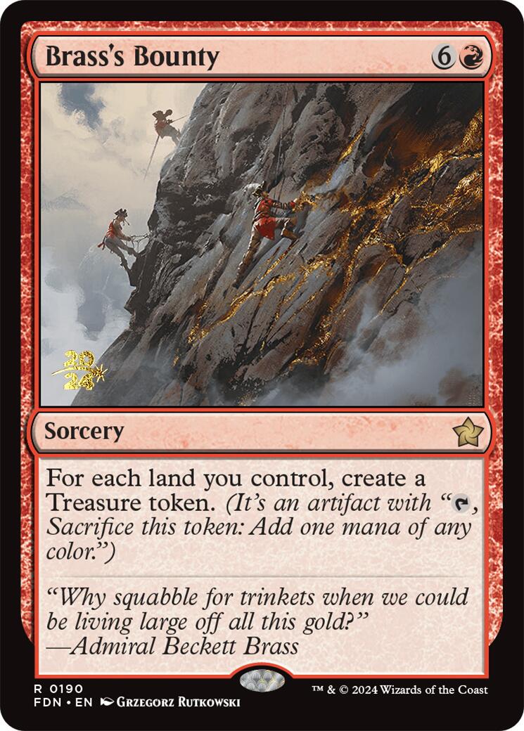 Brass's Bounty [Foundations Prerelease Promos] | Lots Moore NSW