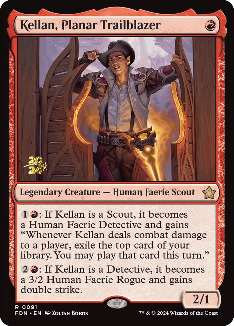 Kellan, Planar Trailblazer [Foundations Prerelease Promos] | Lots Moore NSW