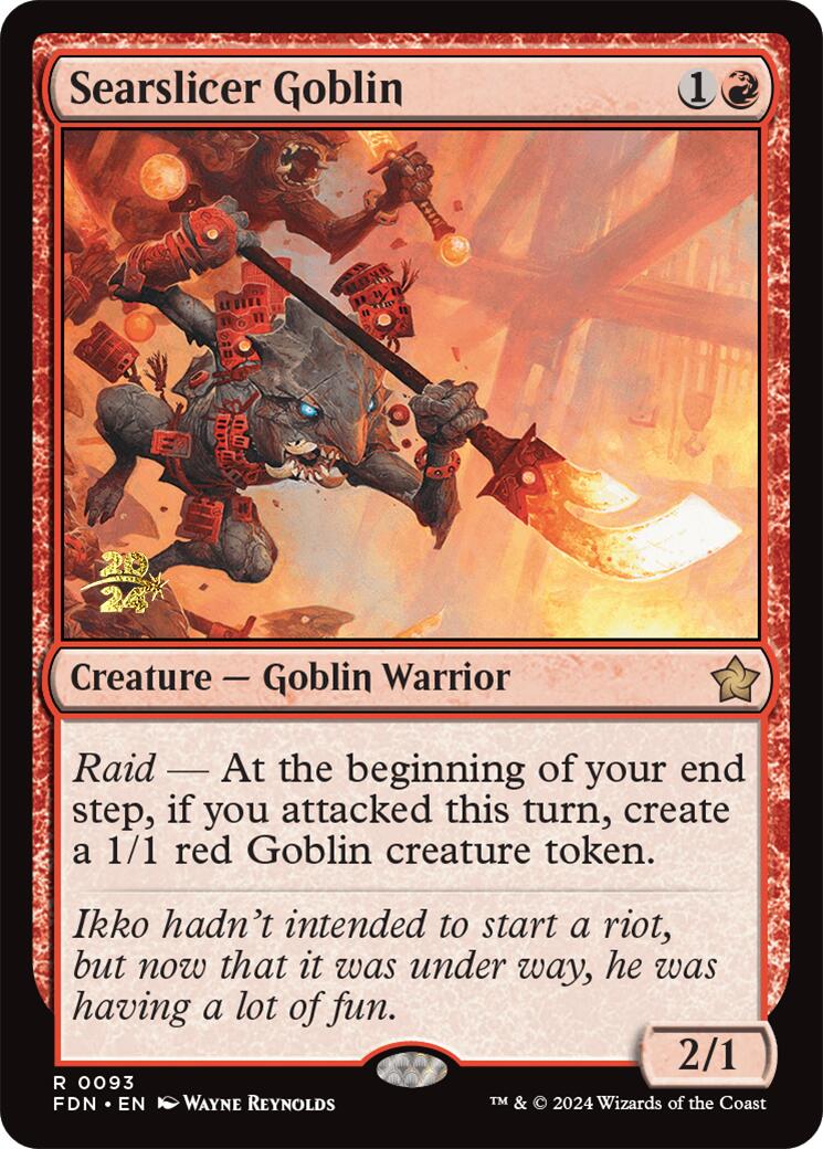 Searslicer Goblin [Foundations Prerelease Promos] | Lots Moore NSW