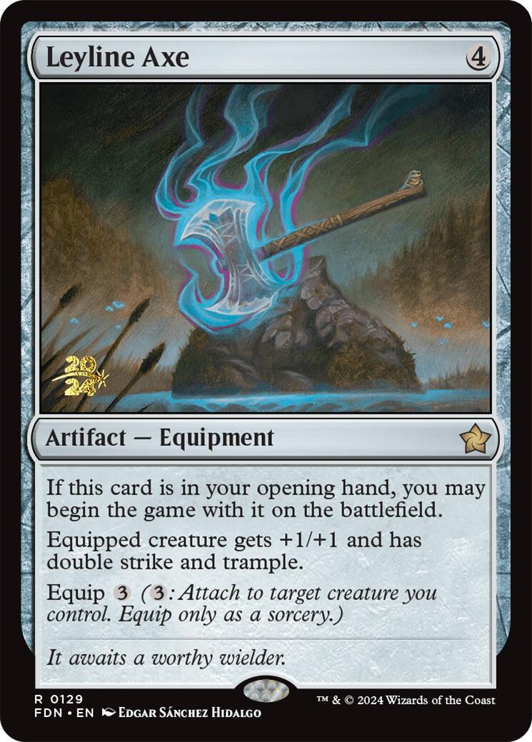 Leyline Axe [Foundations Prerelease Promos] | Lots Moore NSW