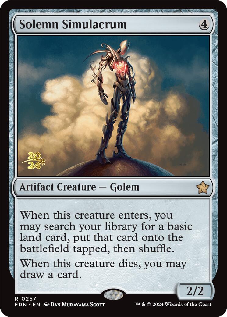 Solemn Simulacrum [Foundations Prerelease Promos] | Lots Moore NSW