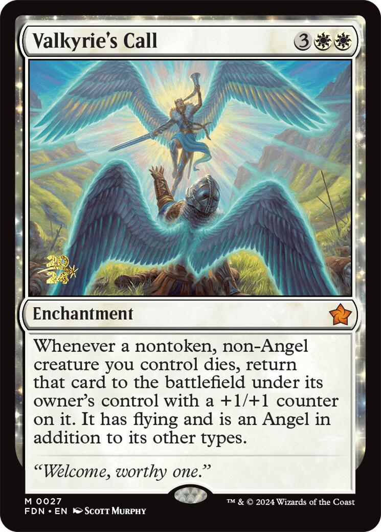 Valkyrie's Call [Foundations Prerelease Promos] | Lots Moore NSW