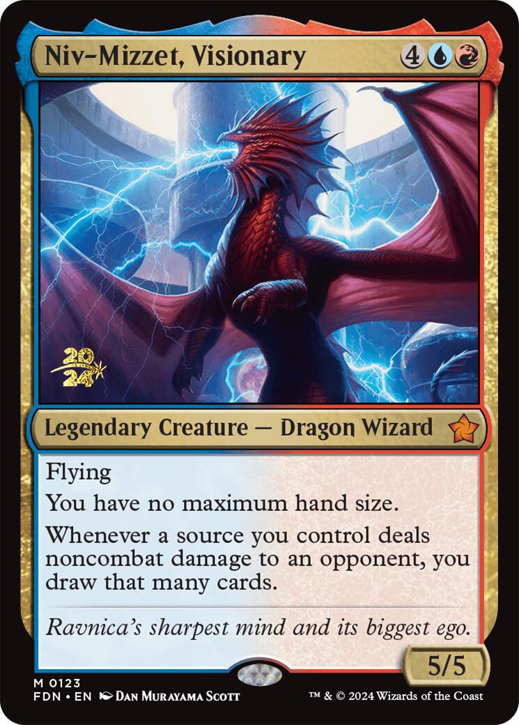 Niv-Mizzet, Visionary [Foundations Prerelease Promos] | Lots Moore NSW