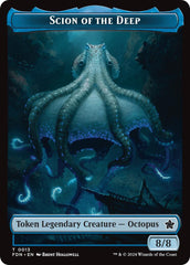 Scion of the Deep // Koma's Coil Doubled-Sided Token [Foundations Tokens] | Lots Moore NSW