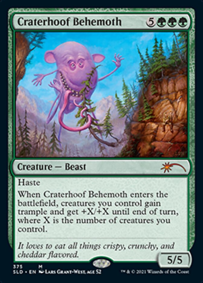 Craterhoof Behemoth (375) [Secret Lair Drop Series] | Lots Moore NSW