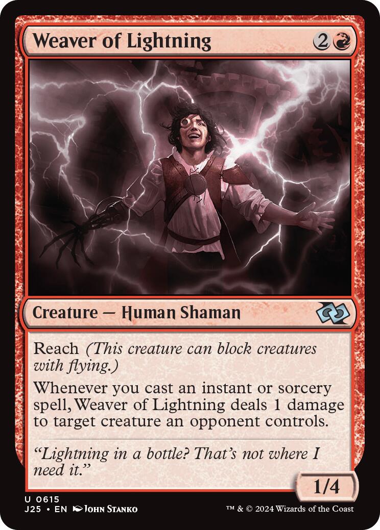 Weaver of Lightning [Foundations Jumpstart] | Lots Moore NSW