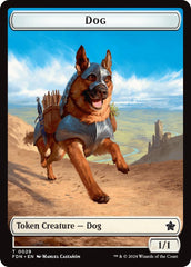 Dog // Beast (0033) Double-Sided Token [Foundations Tokens] | Lots Moore NSW