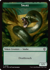 Zombie // Snake Double-Sided Token [Lorwyn Eclipsed Tokens] | Lots Moore NSW