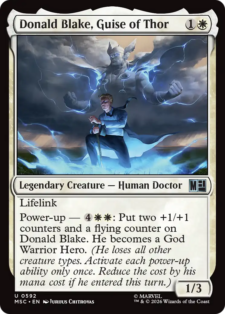 Donald Blake, Guise of Thor [Marvel Super Heroes Commander] | Lots Moore NSW