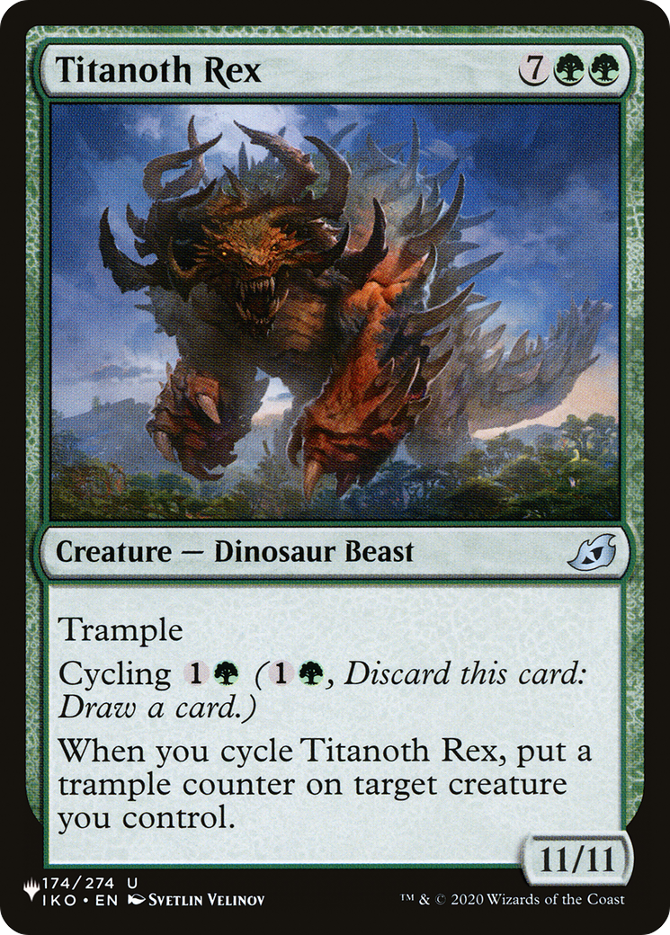 Titanoth Rex [The List] | Lots Moore NSW