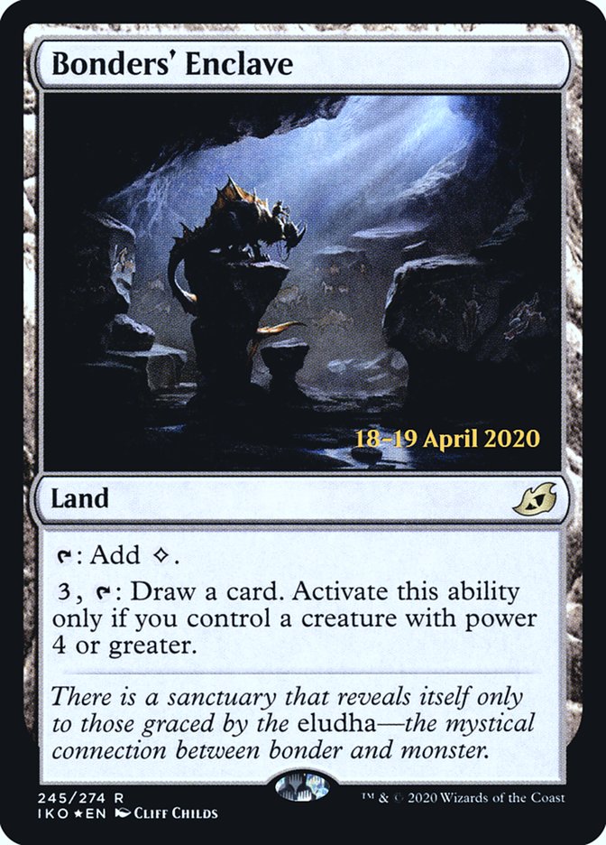 Bonders' Enclave [Ikoria: Lair of Behemoths Prerelease Promos] | Lots Moore NSW