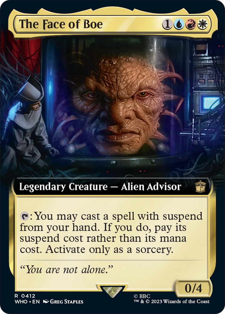 The Face of Boe (Extended Art) [Doctor Who] | Lots Moore NSW