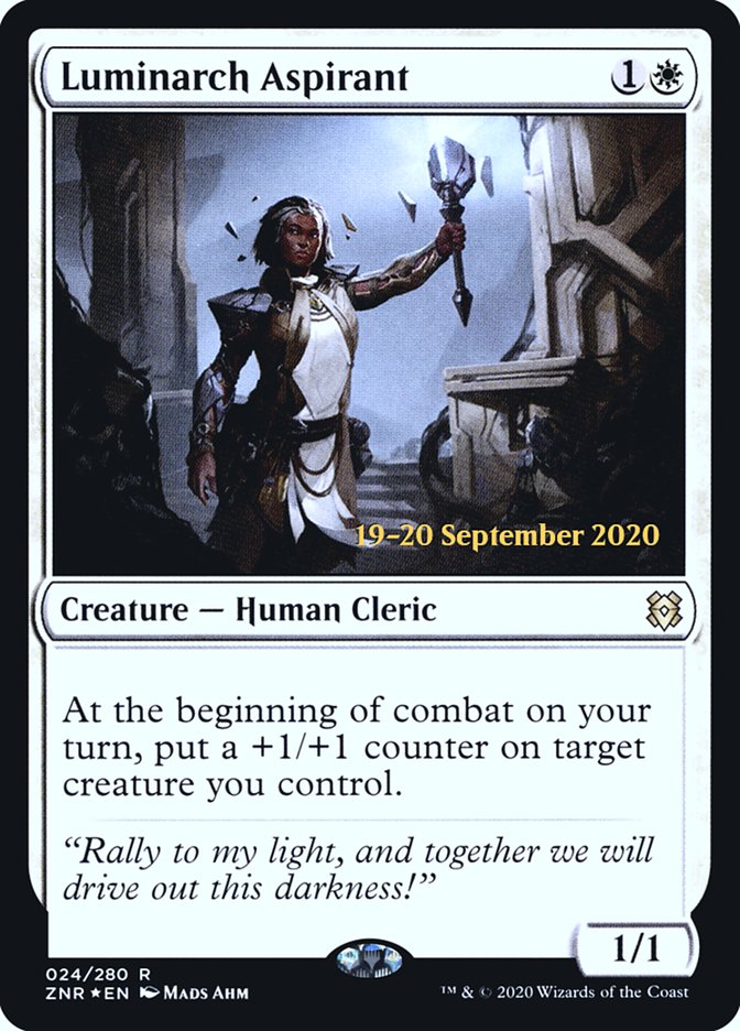 Luminarch Aspirant [Zendikar Rising Prerelease Promos] | Lots Moore NSW
