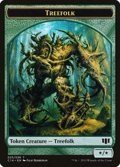 Treefolk // Wolf Double-Sided Token [Commander 2014 Tokens] | Lots Moore NSW