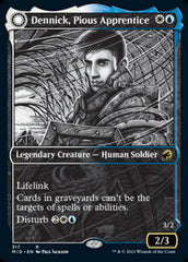 Dennick, Pious Apprentice // Dennick, Pious Apparition (Showcase Eternal Night) [Innistrad: Midnight Hunt] | Lots Moore NSW