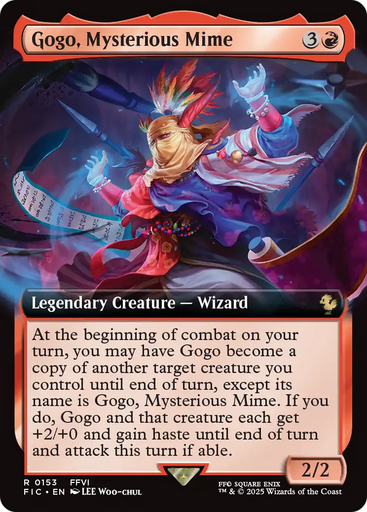 Gogo, Mysterious Mime (Extended Art) [FINAL FANTASY Commander] | Lots Moore NSW
