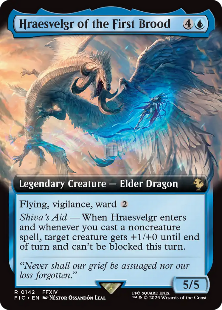 Hraesvelgr of the First Brood (Extended Art) [FINAL FANTASY Commander] | Lots Moore NSW