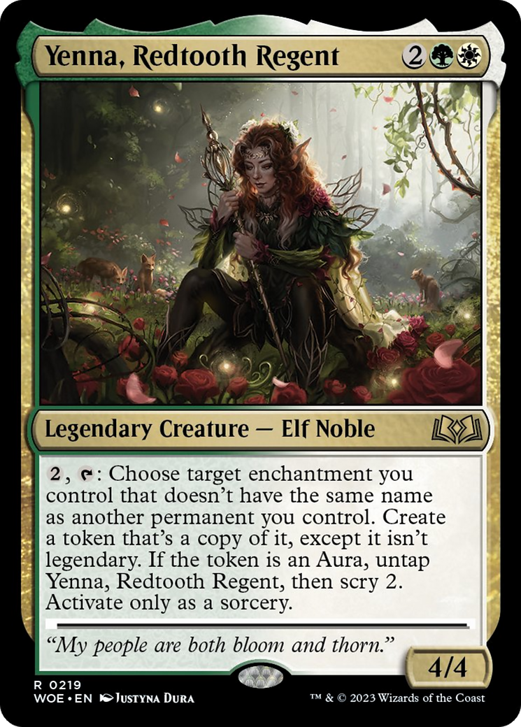 Yenna, Redtooth Regent [Wilds of Eldraine] | Lots Moore NSW
