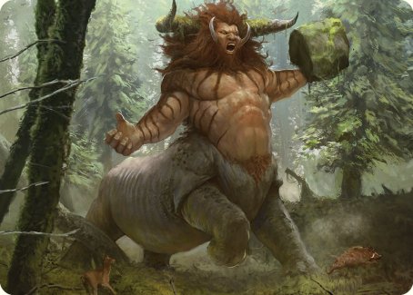 Stonehoof Chieftain Art Card [Commander Masters Art Series] | Lots Moore NSW