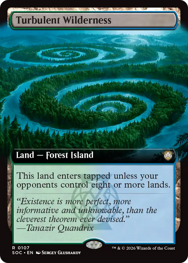 Turbulent Wilderness (Extended Art) [Secrets of Strixhaven Commander] Magic: The Gathering | Lots Moore NSW
