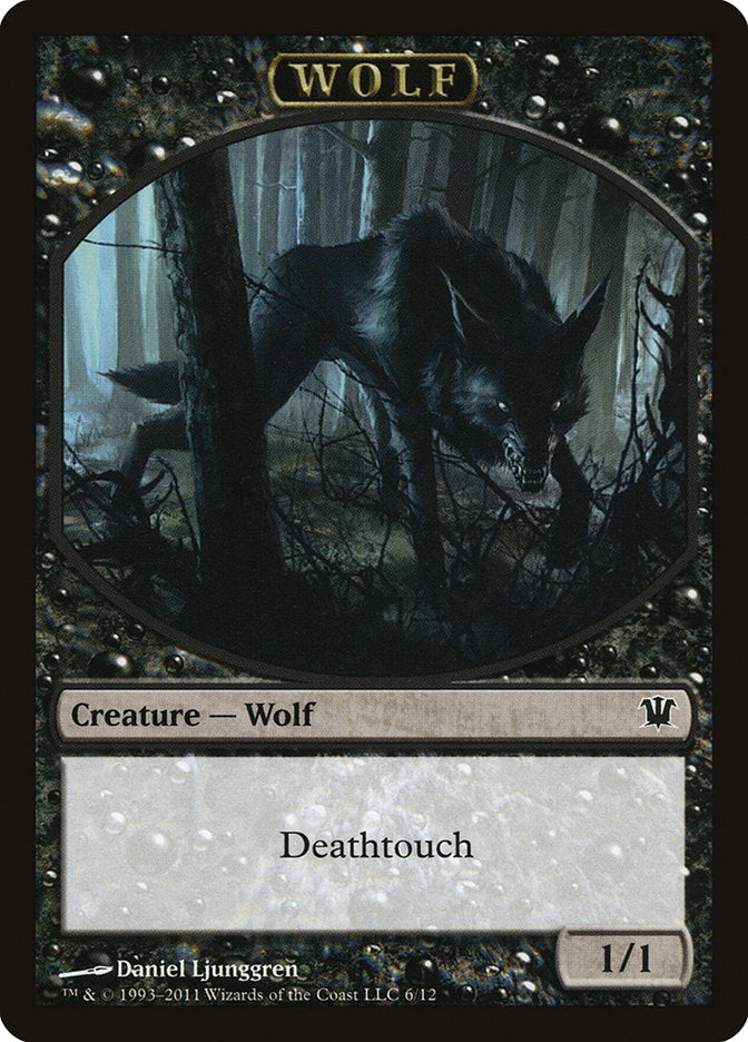 Wolf Token (6/12) [Innistrad Tokens] | Lots Moore NSW