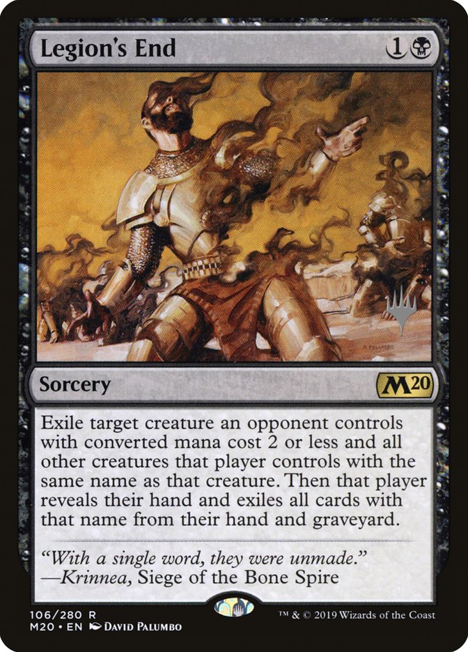 Legion's End (Promo Pack) [Core Set 2020 Promos] | Lots Moore NSW