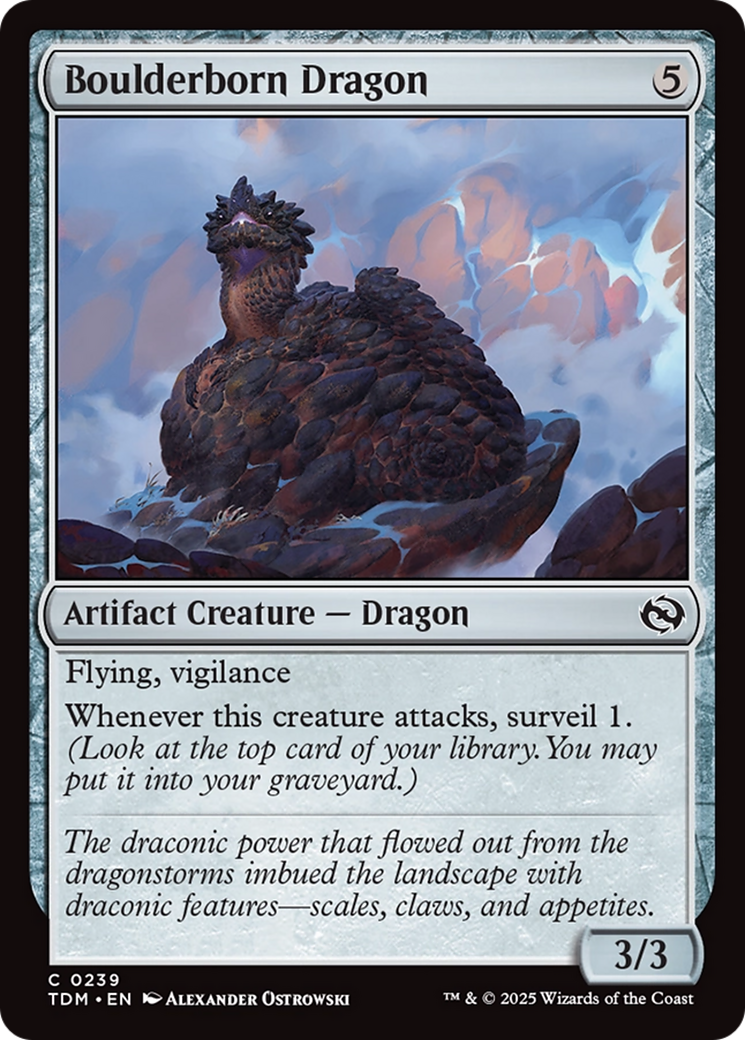 Boulderborn Dragon [Tarkir: Dragonstorm] | Lots Moore NSW