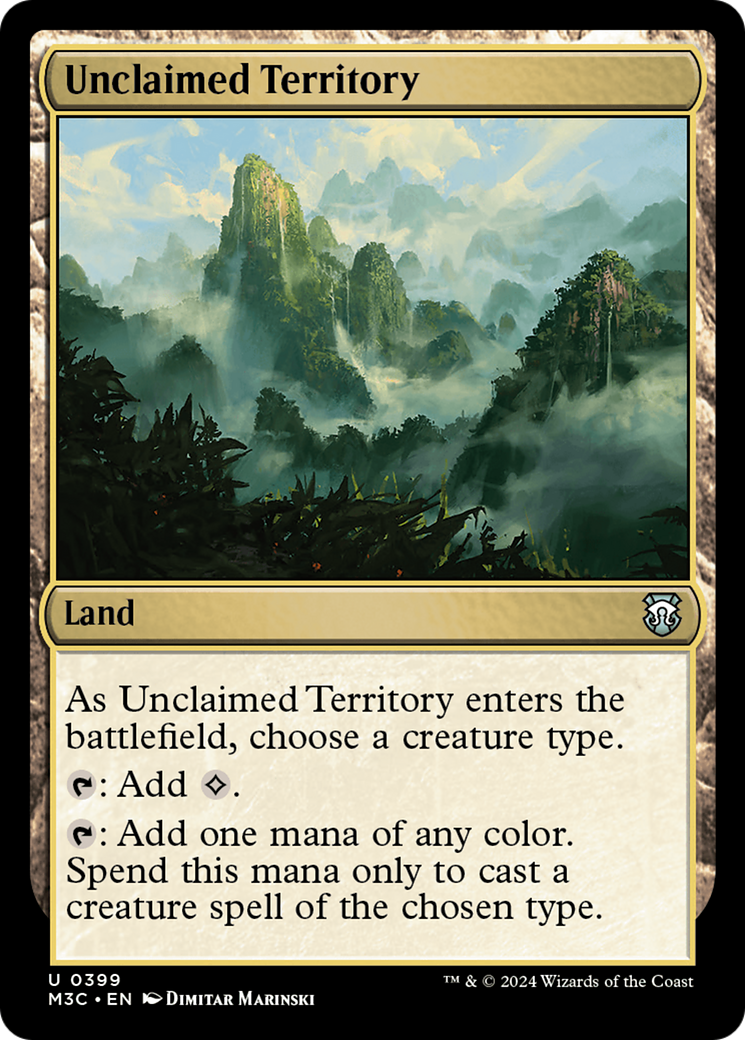 Unclaimed Territory (Ripple Foil) [Modern Horizons 3 Commander] | Lots Moore NSW