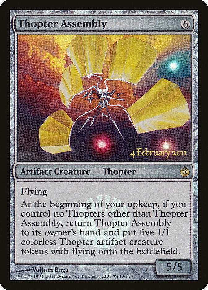 Thopter Assembly [Mirrodin Besieged Prerelease Promos] | Lots Moore NSW