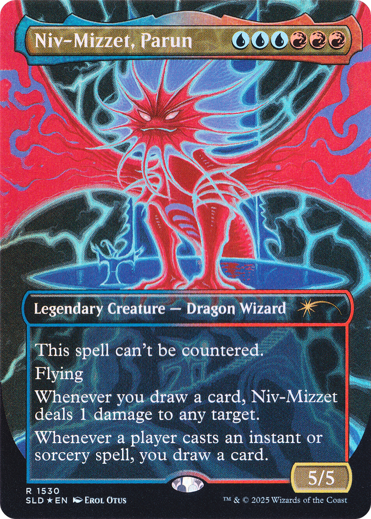 Niv-Mizzet, Parun (Rainbow Foil) [Secret Lair Drop Series] | Lots Moore NSW