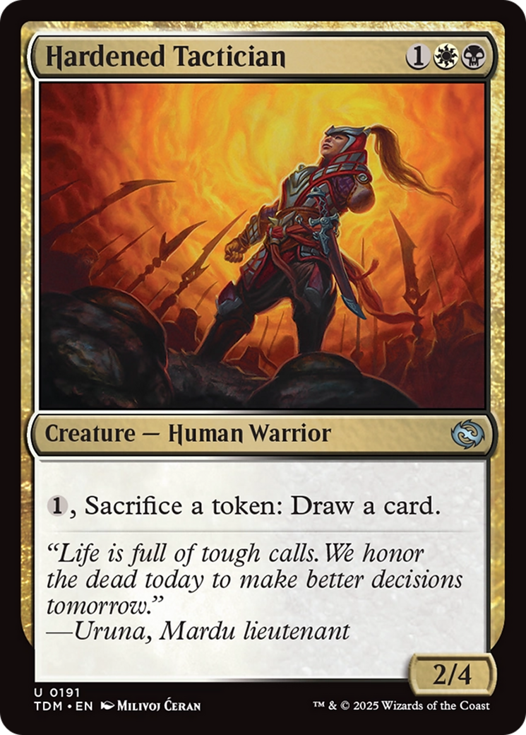 Hardened Tactician [Tarkir: Dragonstorm] | Lots Moore NSW