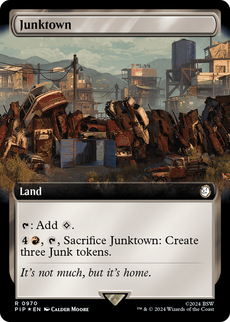 Junktown (Extended Art) (Surge Foil) [Fallout] | Lots Moore NSW