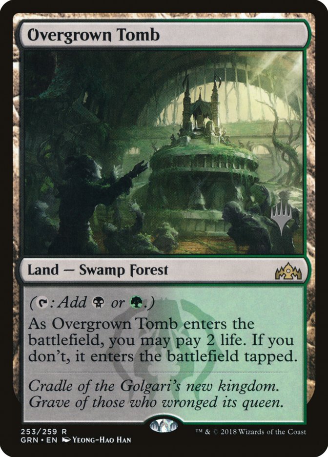 Overgrown Tomb (Promo Pack) [Guilds of Ravnica Promos] | Lots Moore NSW