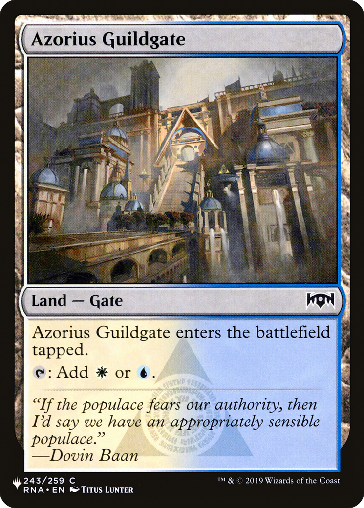 Azorius Guildgate [The List] | Lots Moore NSW