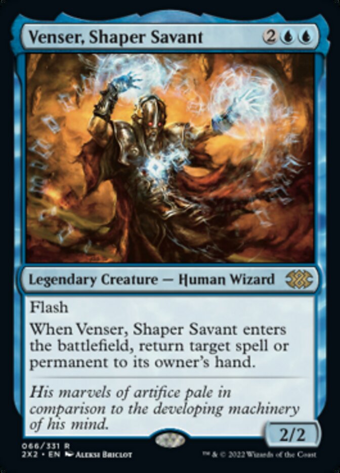 Venser, Shaper Savant [Double Masters 2022] | Lots Moore NSW
