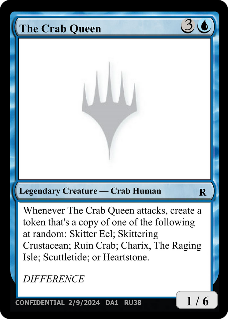 The Crab Queen [Mystery Booster 2 Playtest Cards] | Lots Moore NSW