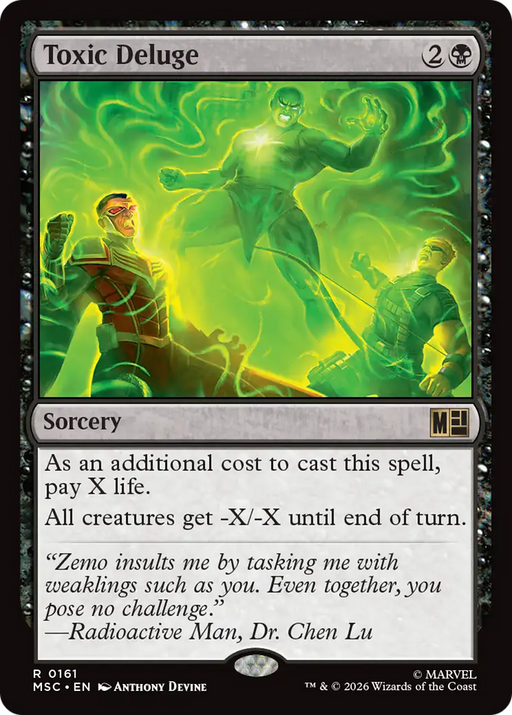 Toxic Deluge (Surge Foil) [Marvel Super Heroes Commander] | Lots Moore NSW