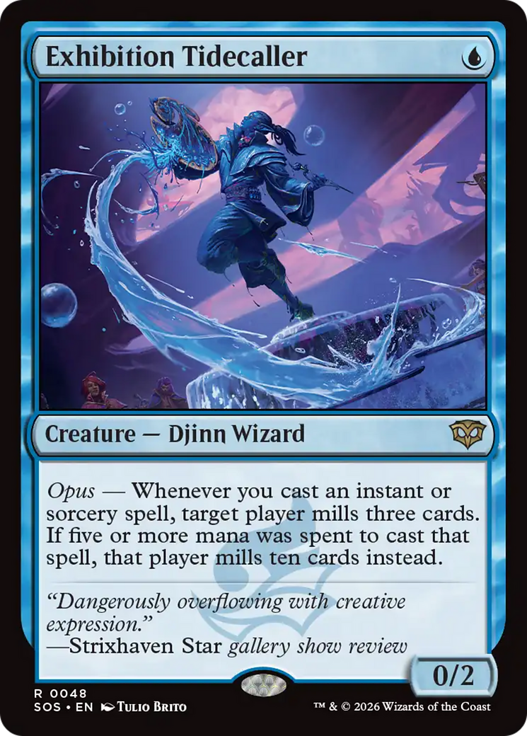 Exhibition Tidecaller [Secrets of Strixhaven] Magic: The Gathering | Lots Moore NSW