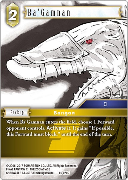 Ba'Gamnan [Opus XIV: Crystal Abyss] | Lots Moore NSW
