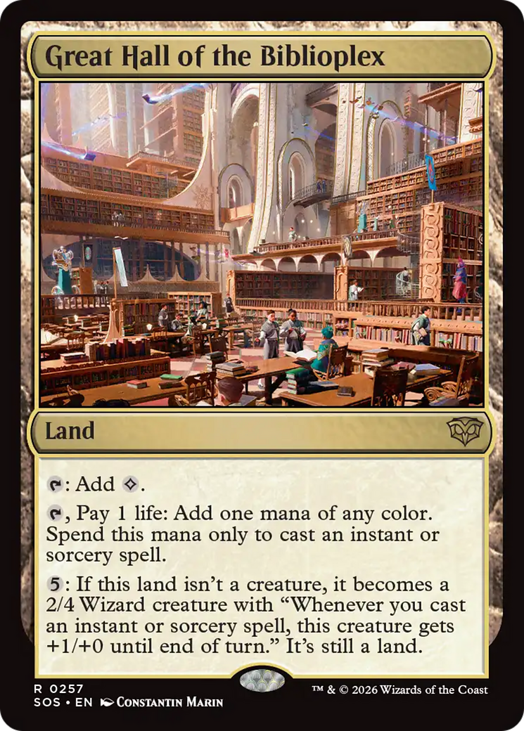 Great Hall of the Biblioplex [Secrets of Strixhaven] | Lots Moore NSW