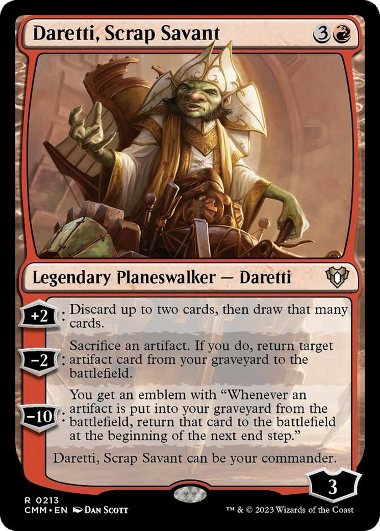 Daretti, Scrap Savant [Commander Masters] | Lots Moore NSW