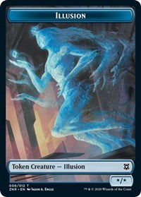 Illusion // Insect Double-Sided Token [Zendikar Rising Tokens] | Lots Moore NSW