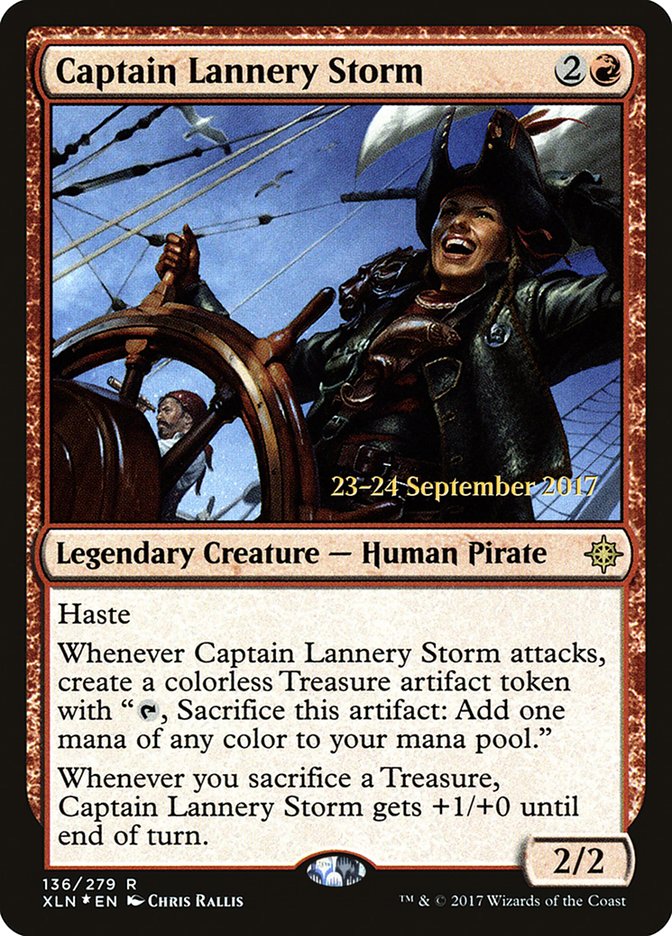 Captain Lannery Storm [Ixalan Prerelease Promos] | Lots Moore NSW