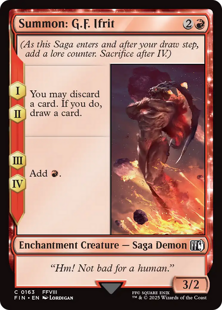 Summon: G.F. Ifrit [FINAL FANTASY] | Lots Moore NSW