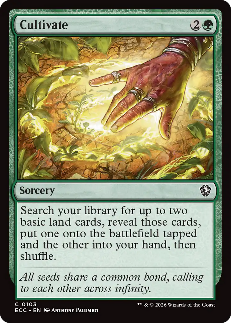 Cultivate [Lorwyn Eclipsed Commander] | Lots Moore NSW