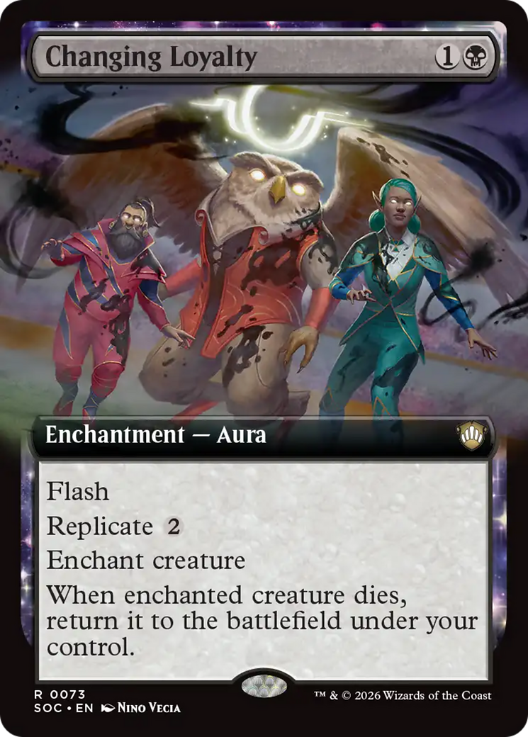 Changing Loyalty (Extended Art) [Secrets of Strixhaven Commander] Magic: The Gathering | Lots Moore NSW