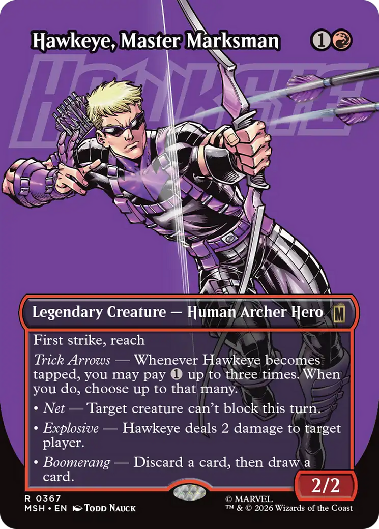 Hawkeye, Master Marksman (Borderless) [Marvel Super Heroes] | Lots Moore NSW