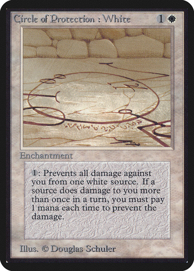 Circle of Protection: White [Alpha Edition] | Lots Moore NSW